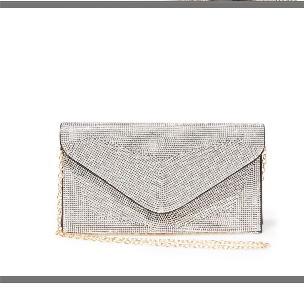 Black Rhinestone Clutch - Picture 3 of 8